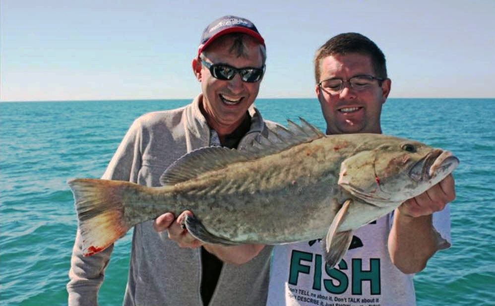 Grouper caught with a Barefoot Crab Decoy Jig